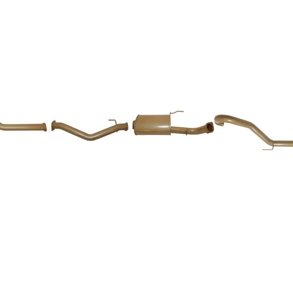 Ligne Inox 3" complète d'échappement après turbo King Brown Toyota Land Cruiser HDJ100