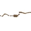 Ligne Inox 3" complète d'échappement après turbo King Brown pour Toyota Land Cruiser HDJ80