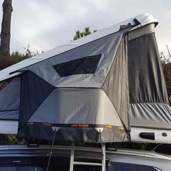 Tunnel de store entrée 58cm côté droit pour tente de toit Space James Baroud