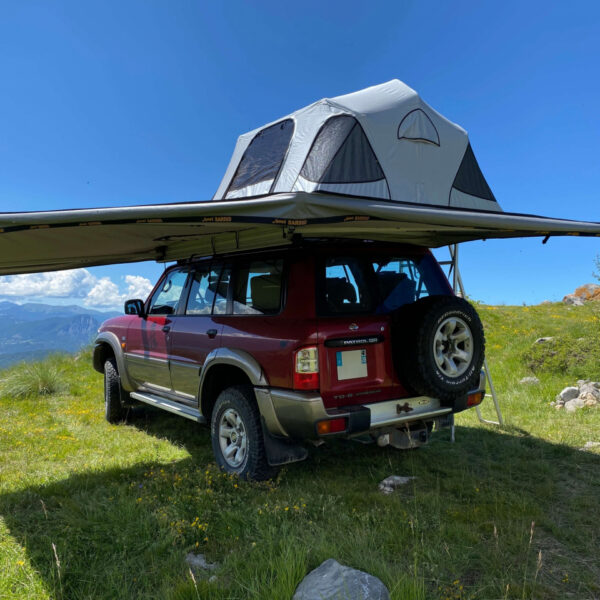 Store autoportant latéral droit ouverture 270° Falcon 250 James Baroud - Tunnel 58cm