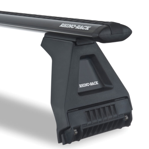 Kit 2 barres de toit noire 1800mm Vortex avec pieds RL150 Mitsubishi Fuso Canter 1992-2002