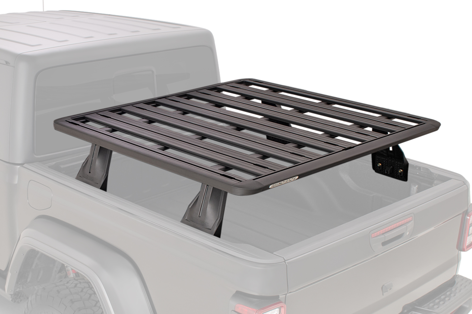 Kit galerie Rhino Rack Pioneer 6 1300x1430mm avec 4 pieds Reconn-Deck pour benne Jeep Gladiator JT 2020-