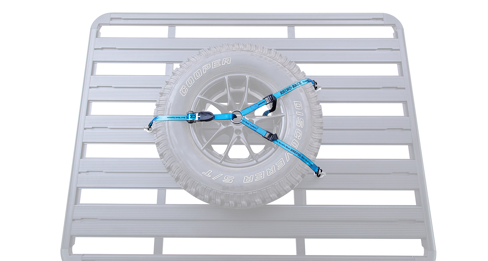 Porte roue RHINORACK pour galerie pionner (par sangle) – Image 2