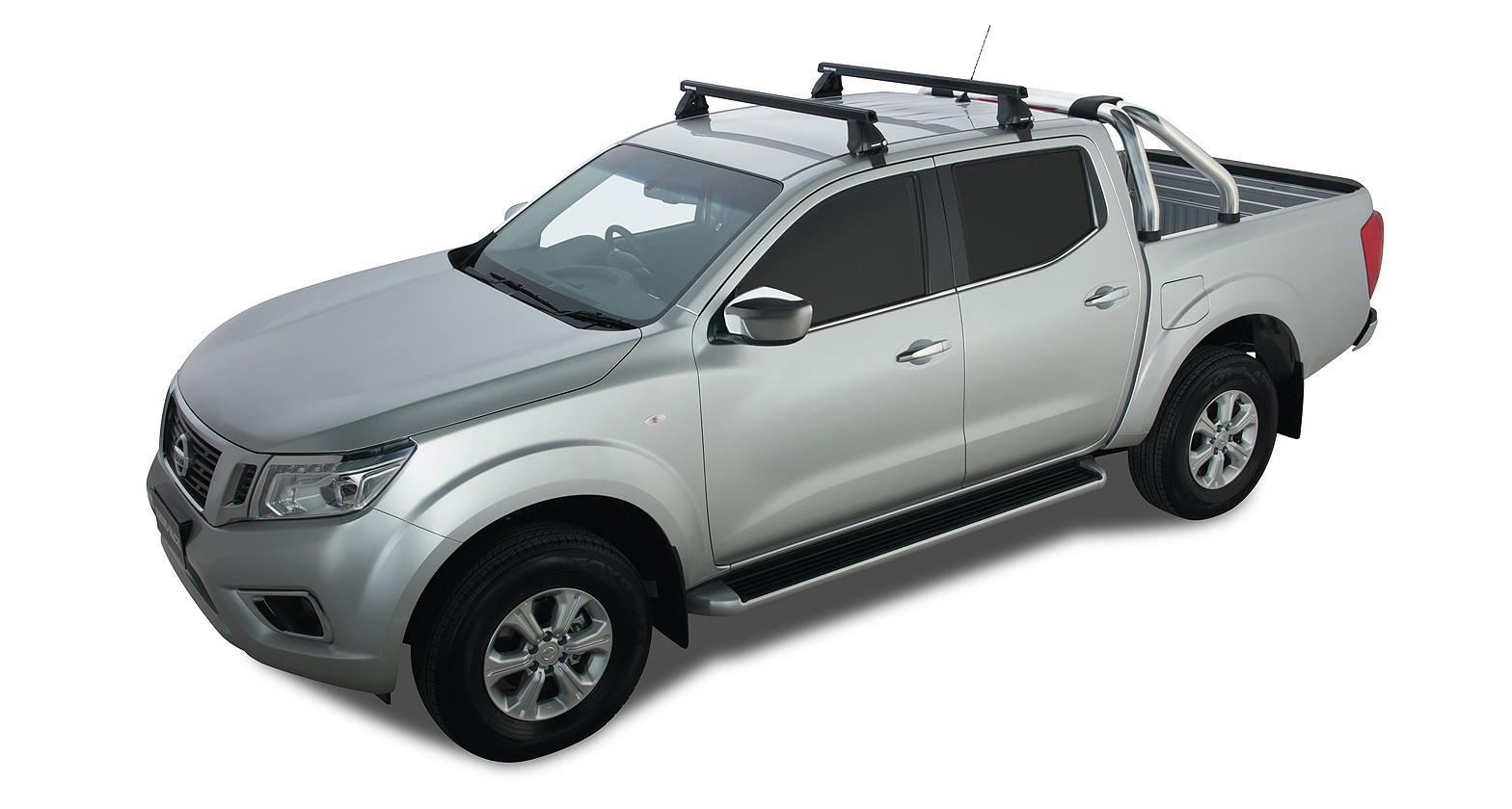 Kit 1 barre de toit noire Heavy Duty 1250mm série 2500 Nissan Navara NP300 2015-2021 – Image 2