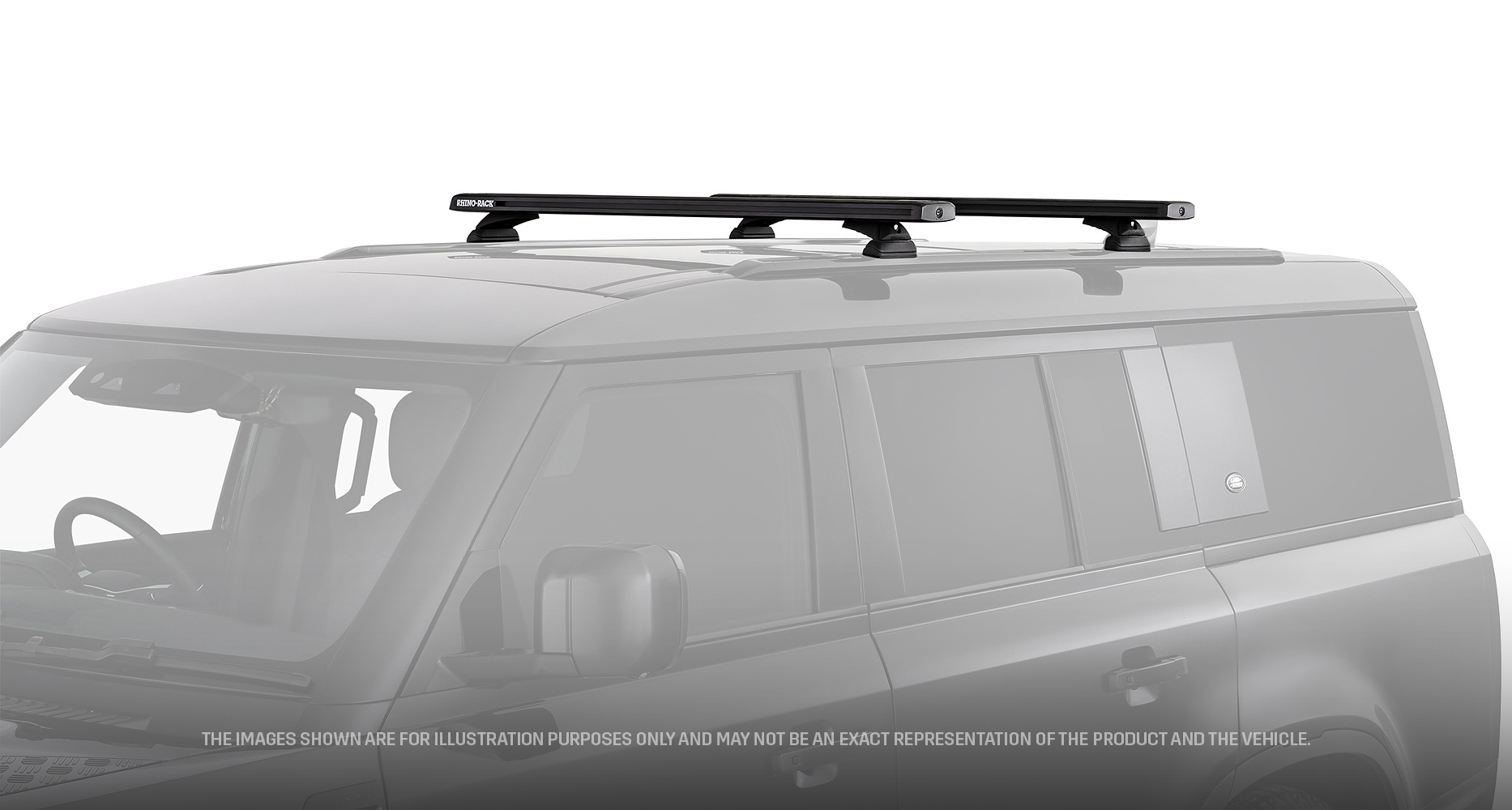 Kit 2 barres de toit 1260 mm système Reconn-Deck Land Rover Defender II 130 L663 2023+ – Image 2