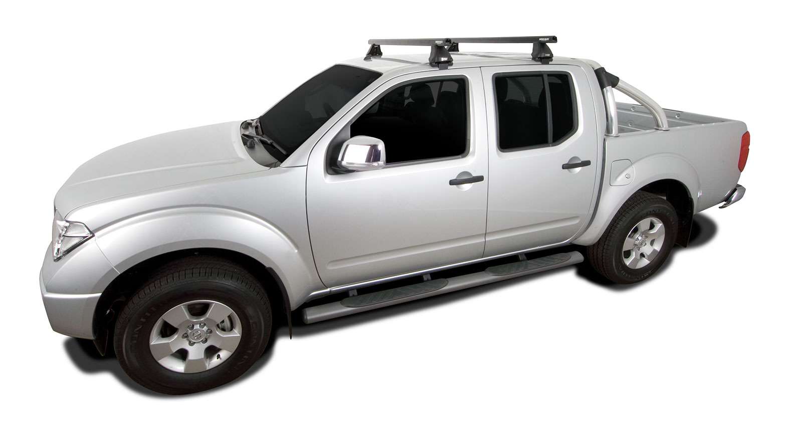 Kit 2 barres de toit Heavy Duty noire 1375mm série 2500 Nissan Navara D40 (RX) 2005-2015 – Image 2