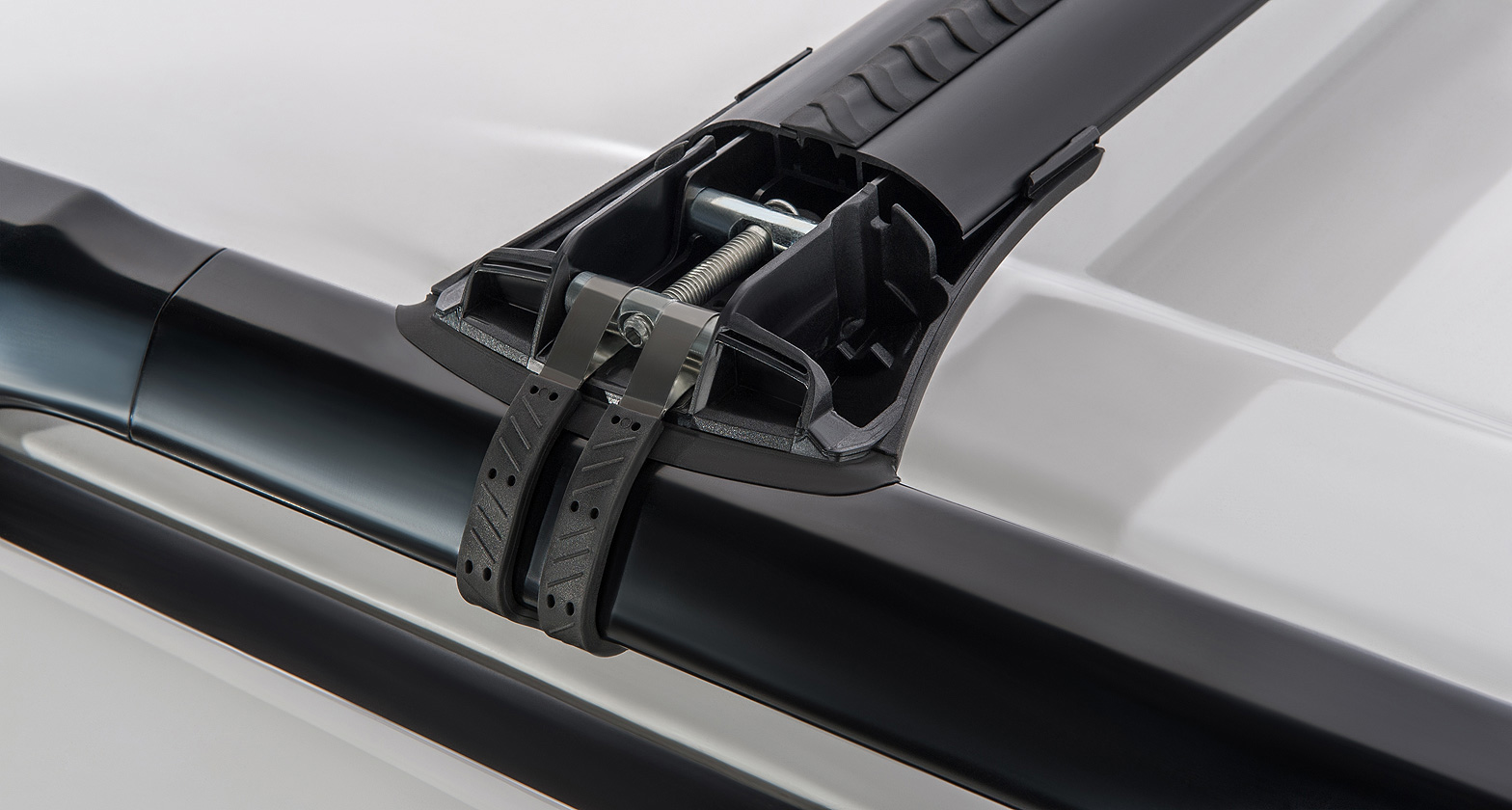 Kit 2 barres de toit noire 845/905mm Vortex montage StealthBar – Image 2