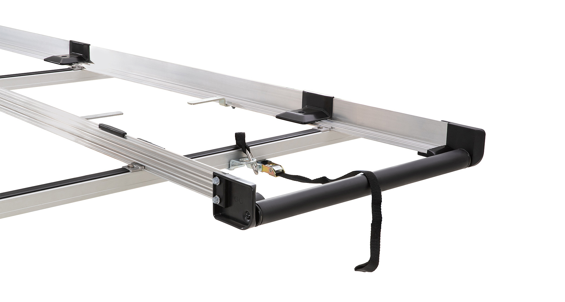 Porte-échelle multi-coulissant 3 5 m avec rouleau de 680 mm Toyota Hiace Gen V 2005-2019 – Image 2