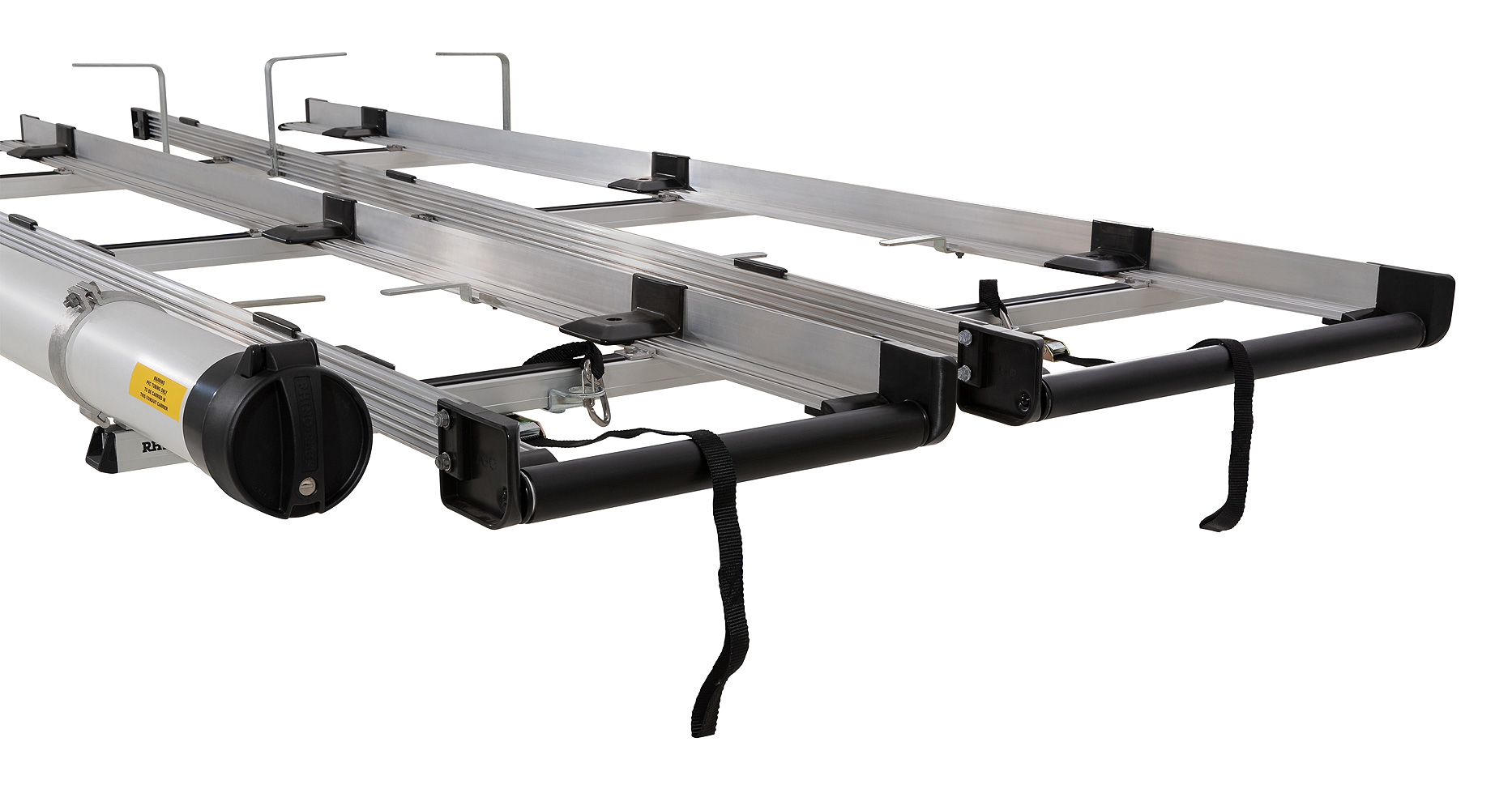 Système de porte-échelle double multi-coulissant 3 0 m avec conduit Toyota Hiace Gen V 2005-2019 – Image 2