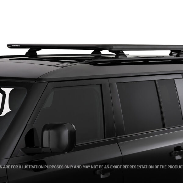 Alternative view of Kit galerie Rhino Rack Pioneer 6 1500x1240mm avec pieds RCL Land Rover Defender II 130 L663 2023-
