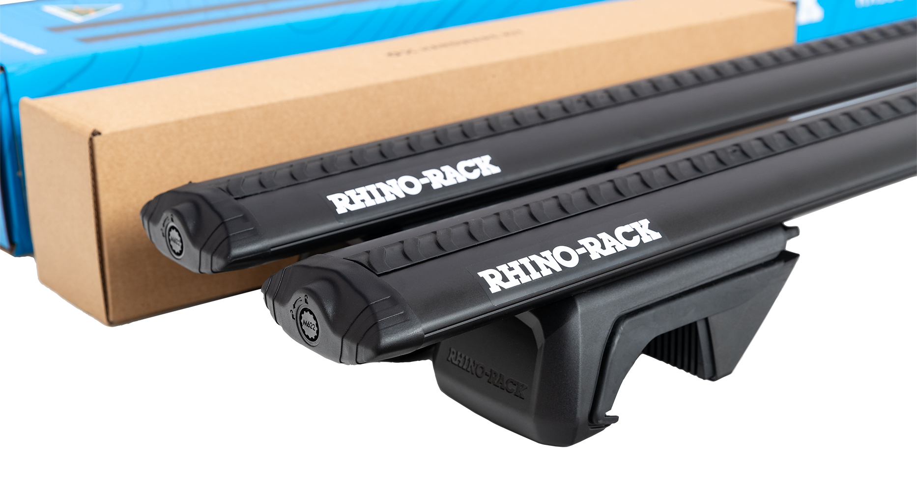 Kit 2 barres de toit transversales Vortex 1370mm pieds RX100 Rhino Rack – Image 2