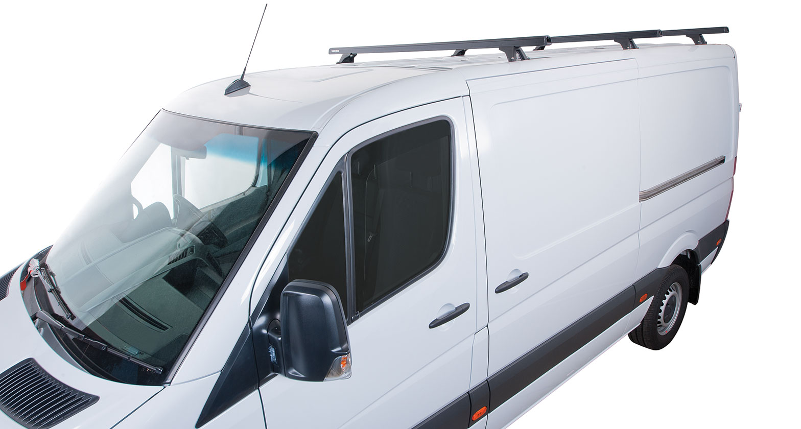 Kit 3 barres de toit noire Heavy Duty 1800mm avec pieds RLTF – Image 2