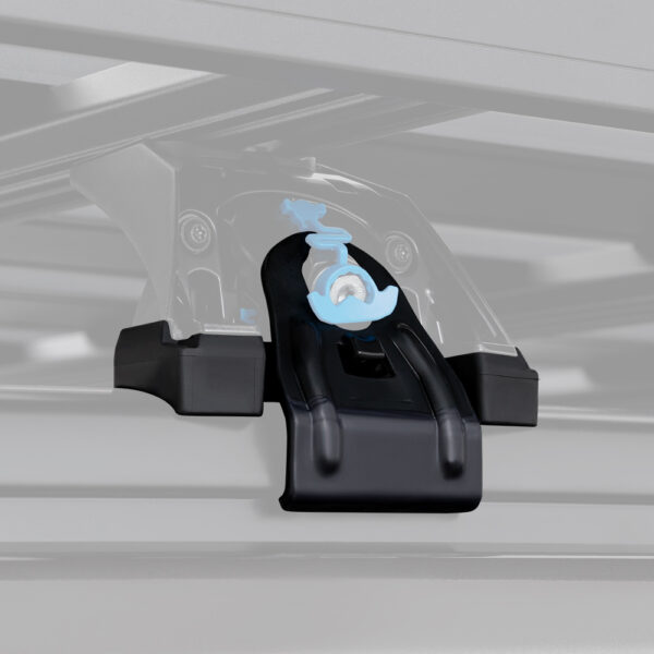 Alternative view of RX2FK Fit kit- Ford Everest U704 Flush Rail Rhino Rack