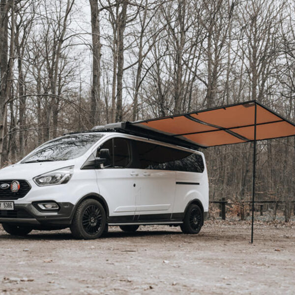 ARB BLK ALUM AWN W/LIGHT 3000 BLACK ED W/ LIGHT