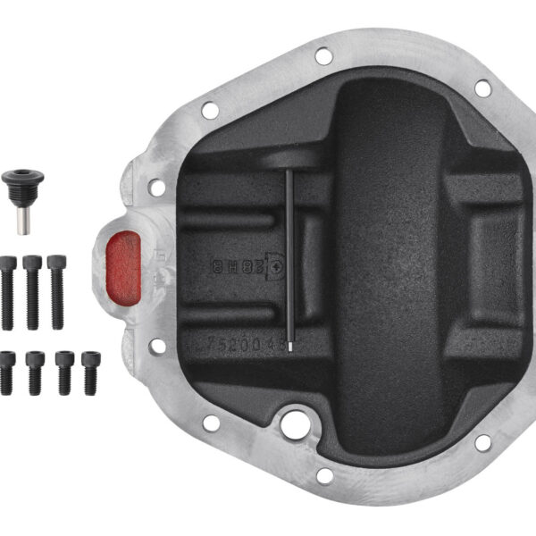 Alternative view of Coquille de protection rouge ARB pont DANA 44 Jeep Wrangler JK TJ