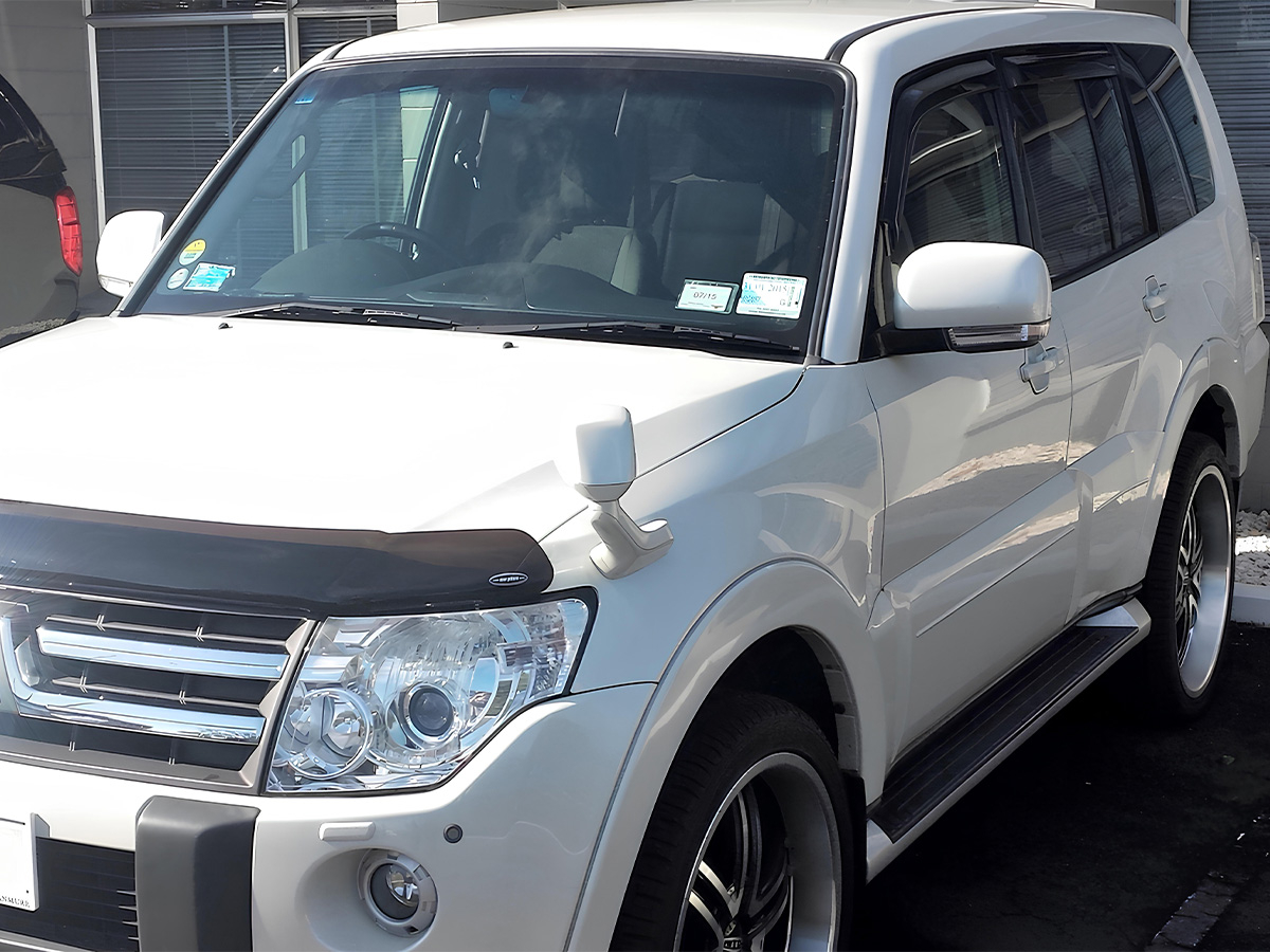 Jeu 4 déflecteurs de vitre avant et arrière Mitsubishi Pajero 2 – Image 2