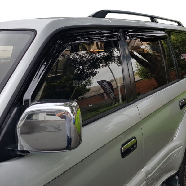 Jeu 4 déflecteurs vitre avant et arrière Toyota KZJ95 KDJ95