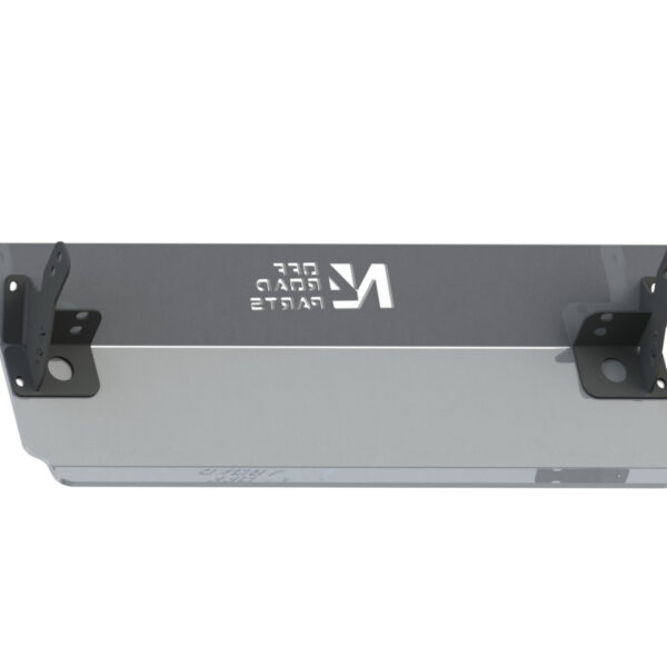 Alternative view of Ski de protection avant en aluminium de 8mm pour Jeep Wrangler JL et Gladiator avec pare chocs Warn N4-Offroad