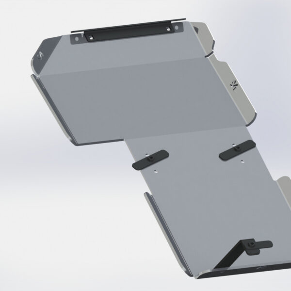 Alternative view of Ski de protection boîtes vitesses et transfert en aluminium de 8mm pour Mitsubishi Pajero III et IV 3.2DiD N4-Offroad