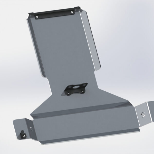 Alternative view of Ski de protection boîtes vitesses et transfert en aluminium de 8mm pour Toyota FJ Cruiser et GRJ120 N4-Offroad