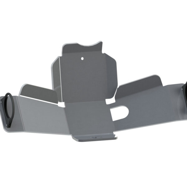 Alternative view of Ski de protection de nez de pont arrière en aluminium de 8mm pour Nissan Navara D23 après 2019 et Mercedes Classe X N4-Offroad