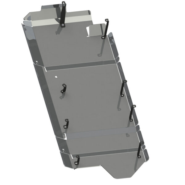 Alternative view of Ski de protection de réservoir et AdBlue en aluminium de 5mm pour Volkswagen Transporter T6 T6.1 avant 2021 N4-Offroad