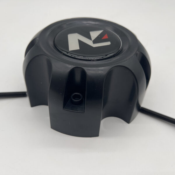 Alternative view of Cache moyeu fermé plastique noir pour jante acier entraxe 5x120 N4-Offroad