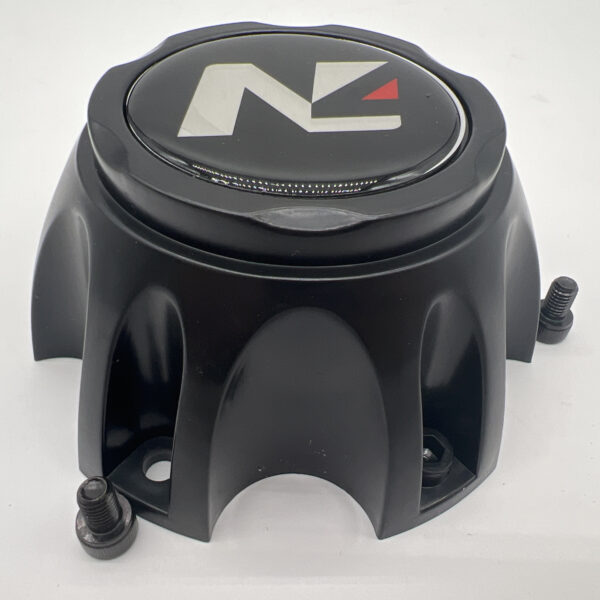 Alternative view of Cache moyeu fermé plastique noir pour jante acier entraxe 6x114.3 N4-Offroad