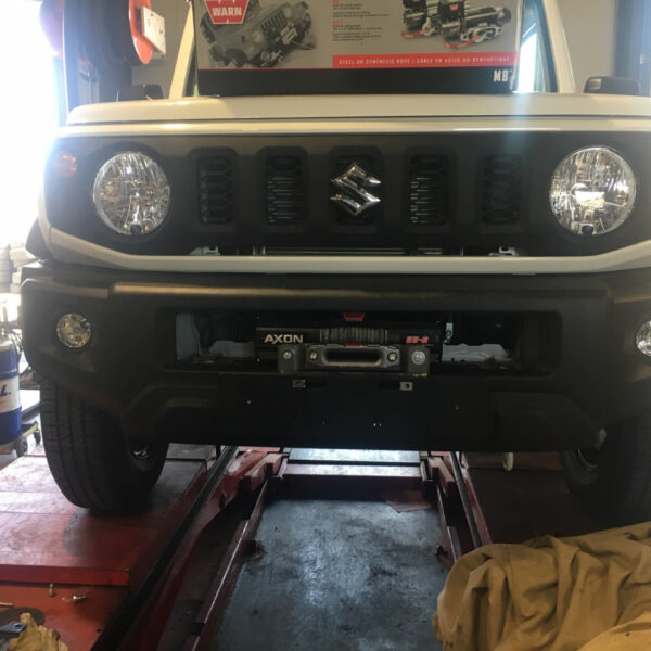 Alternative view of Platine de treuil intégrée au pare-chocs d'origine pour Suzuki Jimny après 2018 N4-Offroad