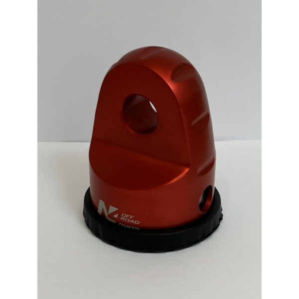 Alternative view of Arrêt de corde 8T en aluminium anodisé rouge pour fixation manille N4-Offroad