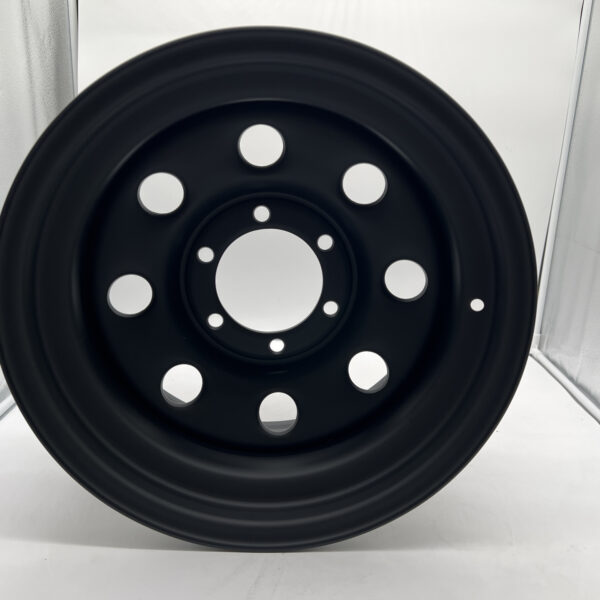 Alternative view of Jante acier Soft8 noire mat 8X16 6x139.7 Land Cruiser Patrol Pajero N4-Offroad