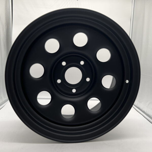 Alternative view of Jante acier Soft8 noire mat 8X17 5X127 Jeep Wrangler JK JL