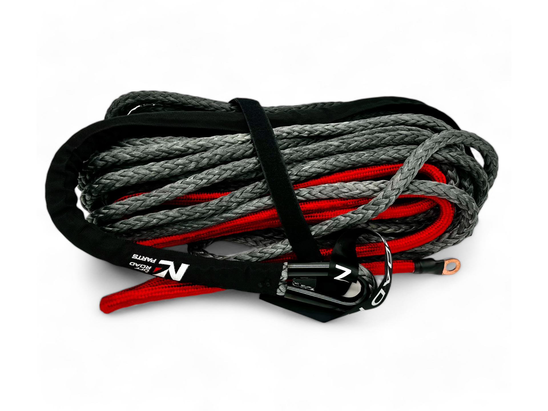Corde synthétique de treuil 12mm x 28M N4-Offroad - Jusqu'à 6.8T – Image 2