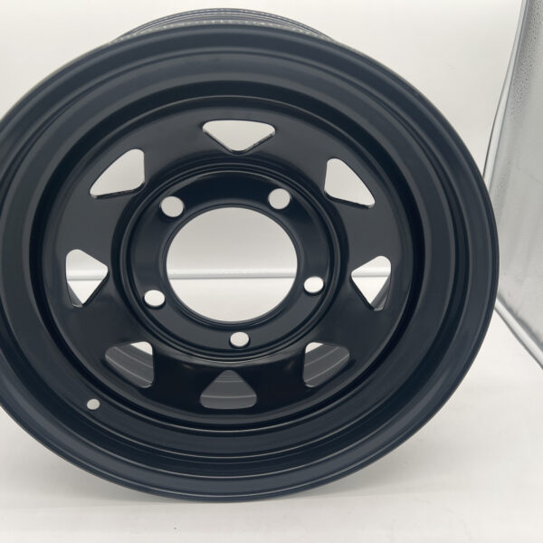 Alternative view of Jante acier Triangular noire 7x16 5x165.1 Land Rover Defender N4-Offroad