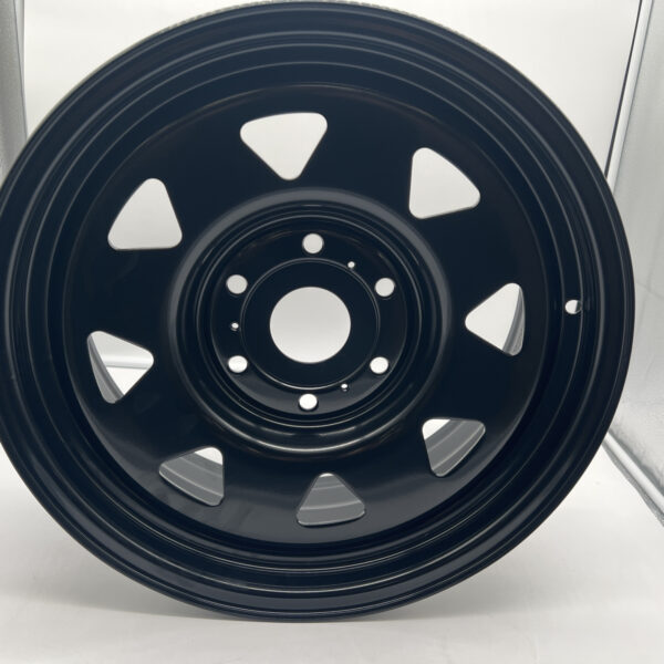 Alternative view of Jante acier Triangular noire 7X17 6x139.7 Mitsubishi L200 avant 2019 N4-Offroad