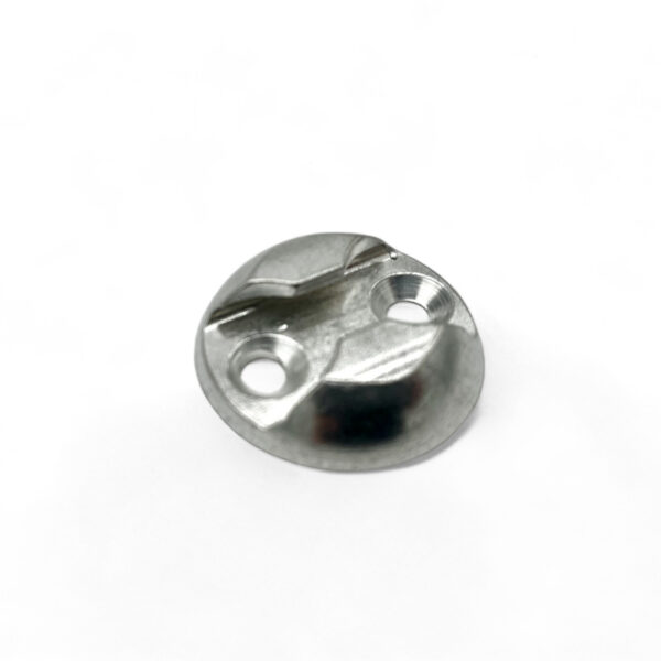 Alternative view of Plaquette simple ancrage Aero aluminium anodise