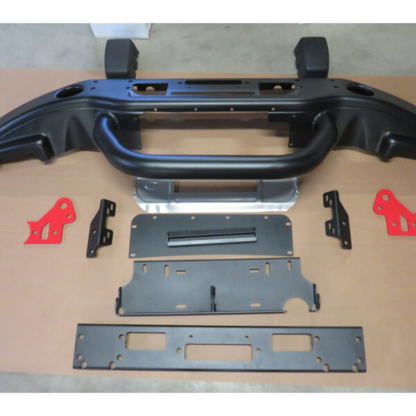 Alternative view of Pare chocs avant AEV avec Abar pour Jeep Wrangler JK - noir