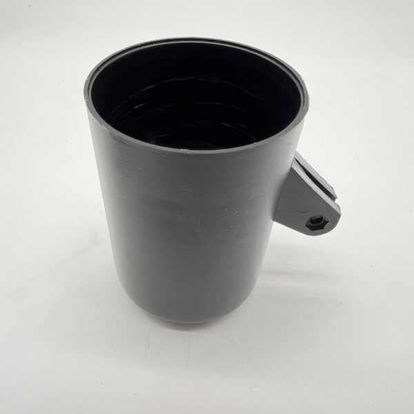 Alternative view of Support de manomètre orientable - PVC noir - Ø52mm