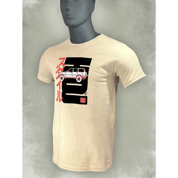 Tshirt homme HDJ80 Dream Team Car sable