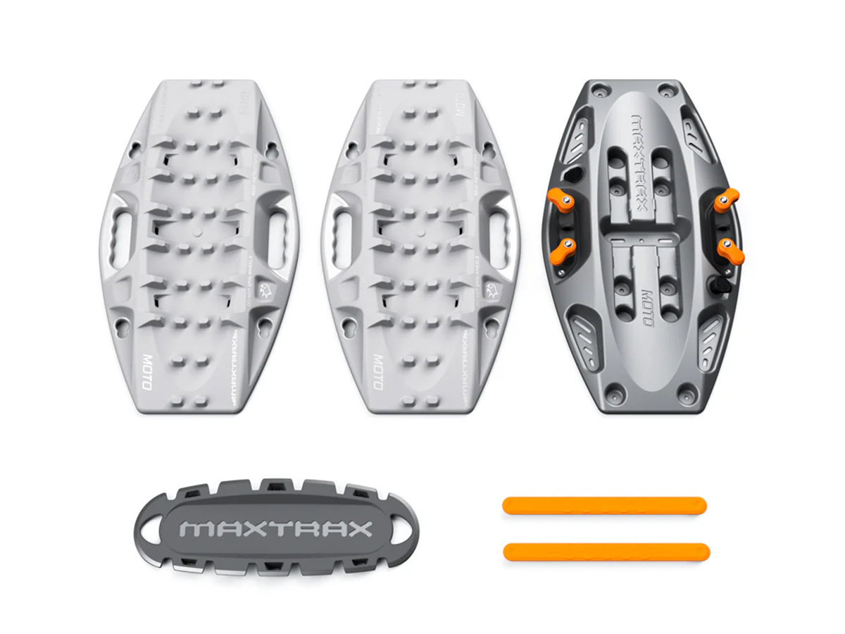 Plaque à sable pour moto Maxtrax grise – Image 4