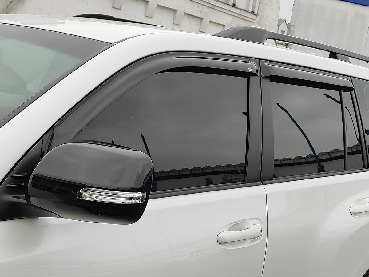 Jeu 4 déflecteurs de vitre avant et arrière EGR KDJ120 - montage collé – Image 2