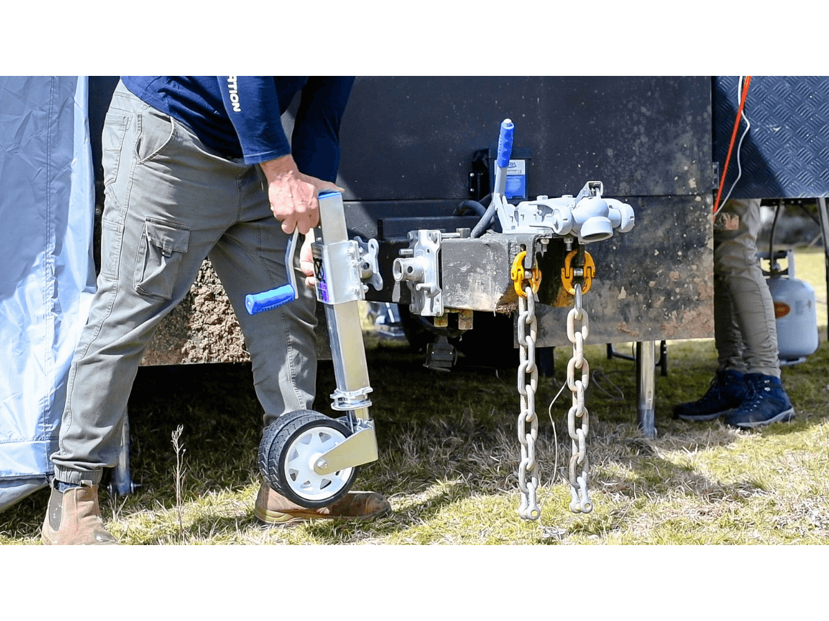 Roue jockey télescopique offroad 750Kg 285-710mm – Image 2