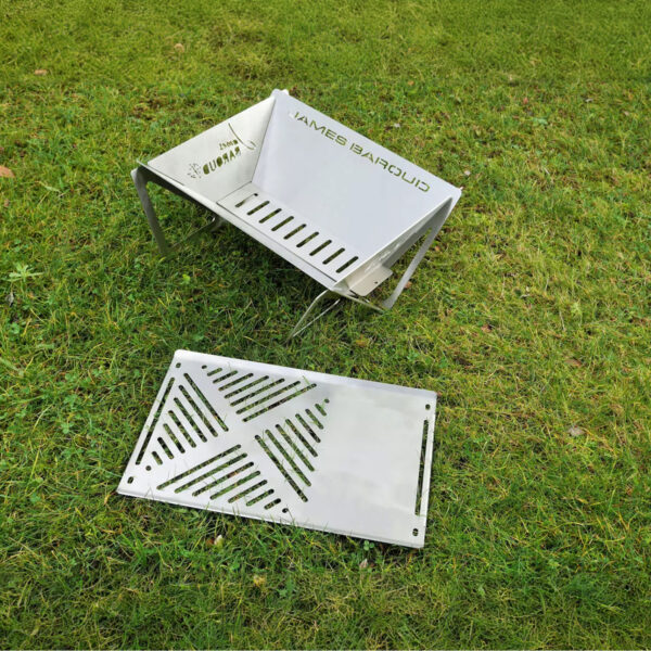 Alternative view of Brasero Barbecue Démontable Inox James Baroud