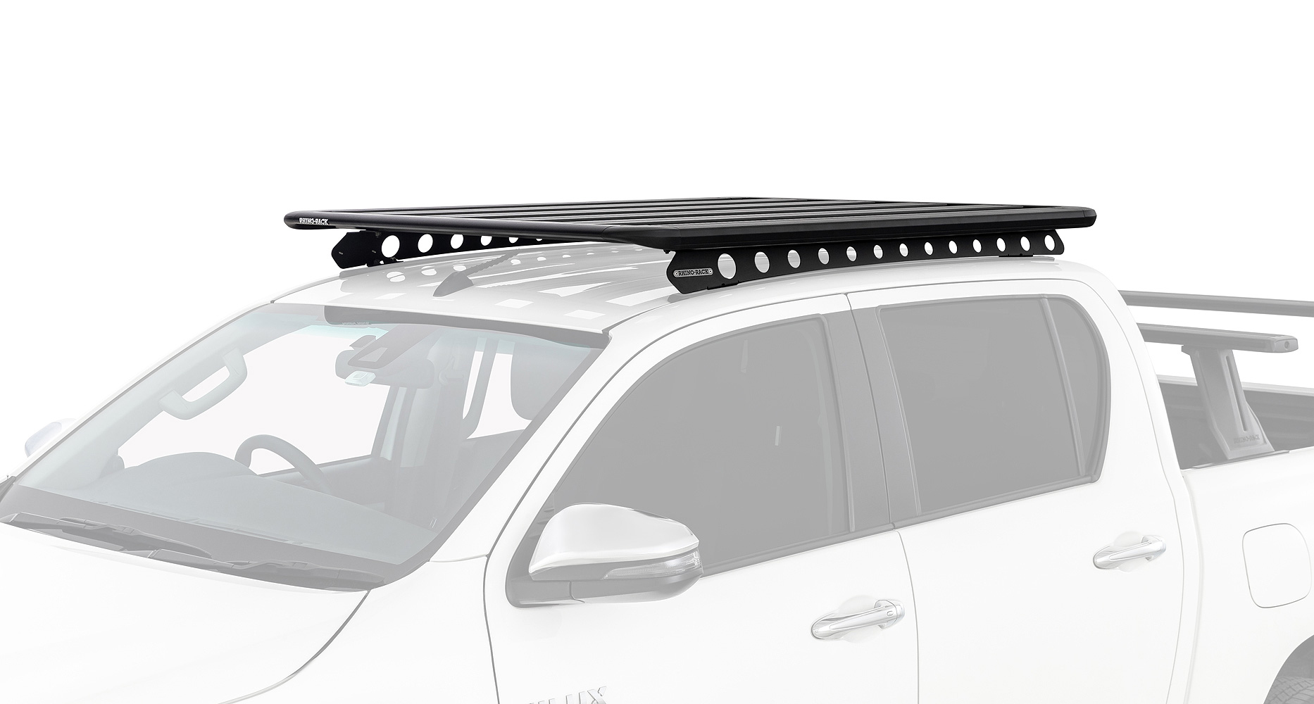 Kit galerie Rhino Rack Pioneer 6 1500x1240mm avec Backbone Toyota Hilux Revo 2015- – Image 3