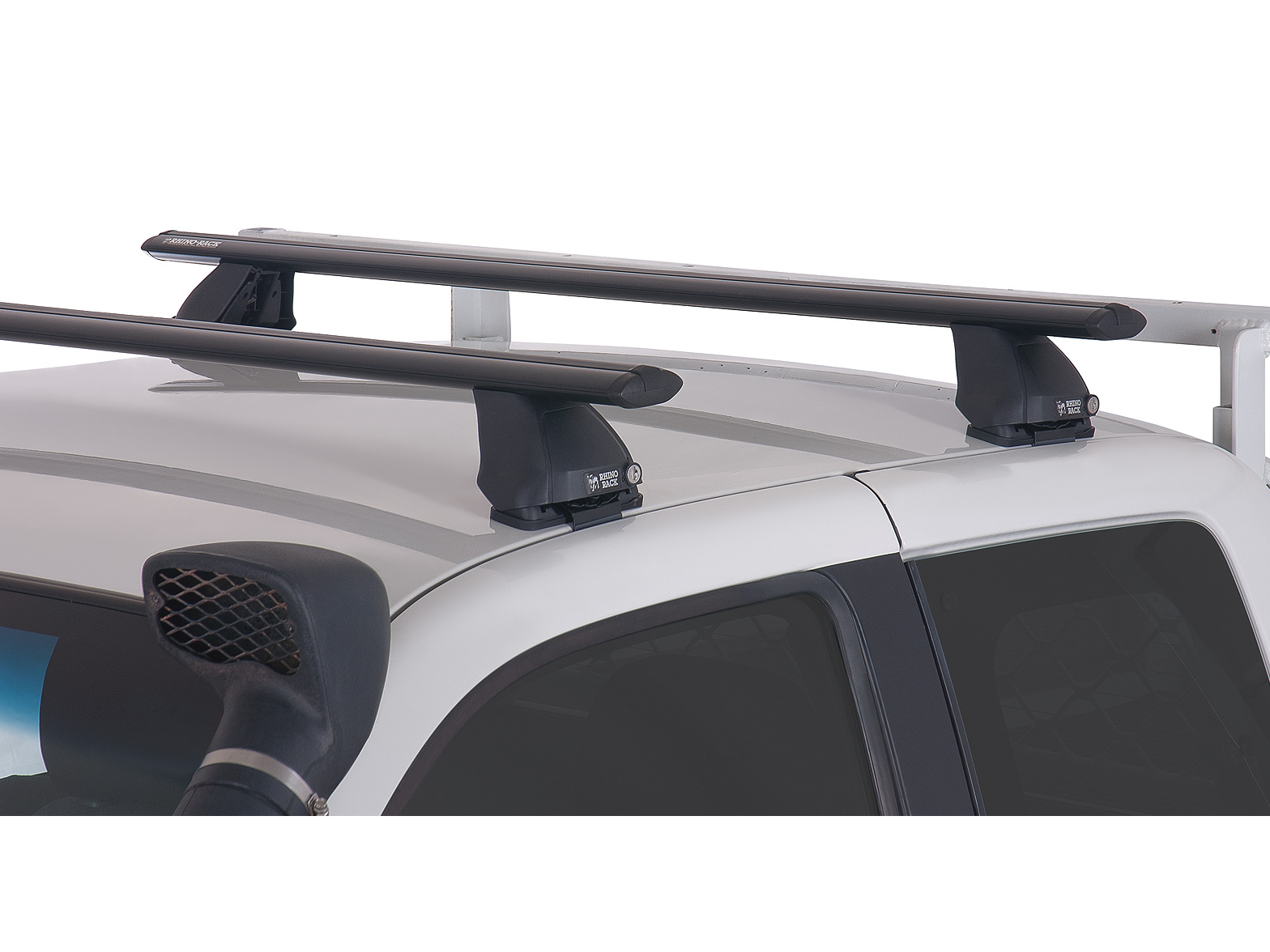 Kit 2 barres de toit Rhino Rack Sportz 1260mm Ford Courier Mazda Bravo Double Cab 1999-2006