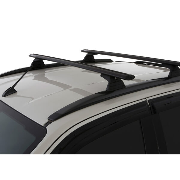 Kit 2 barres de toit Rhino Rack Sportz 1260mm Isuzu D-Max X-Terrain Double Cab rails de toit affleurants 2020+