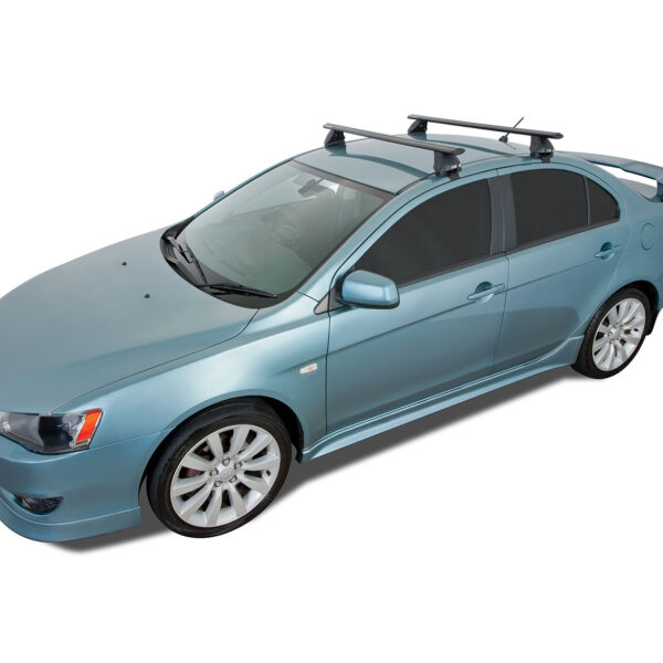 Kit 2 barres de toit Rhino Rack Sportz 1260mm Mitsubishi Lancer 2007+ Toyota Corolla 2001-2007