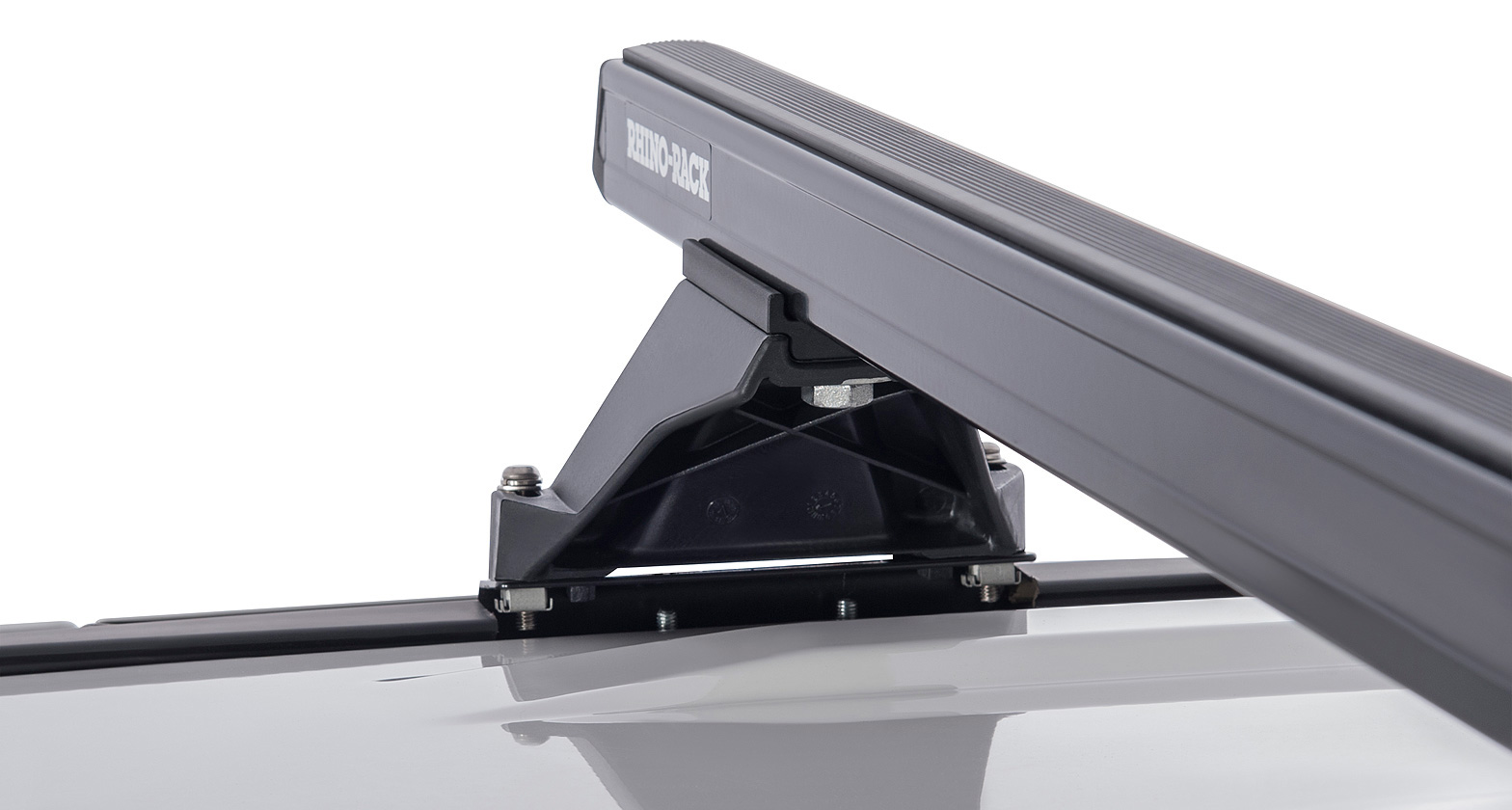 Kit 3 barres de toit noire Heavy Duty 1500mm avec pieds RLTF Hyundai iLoad 2008-2021 – Image 3