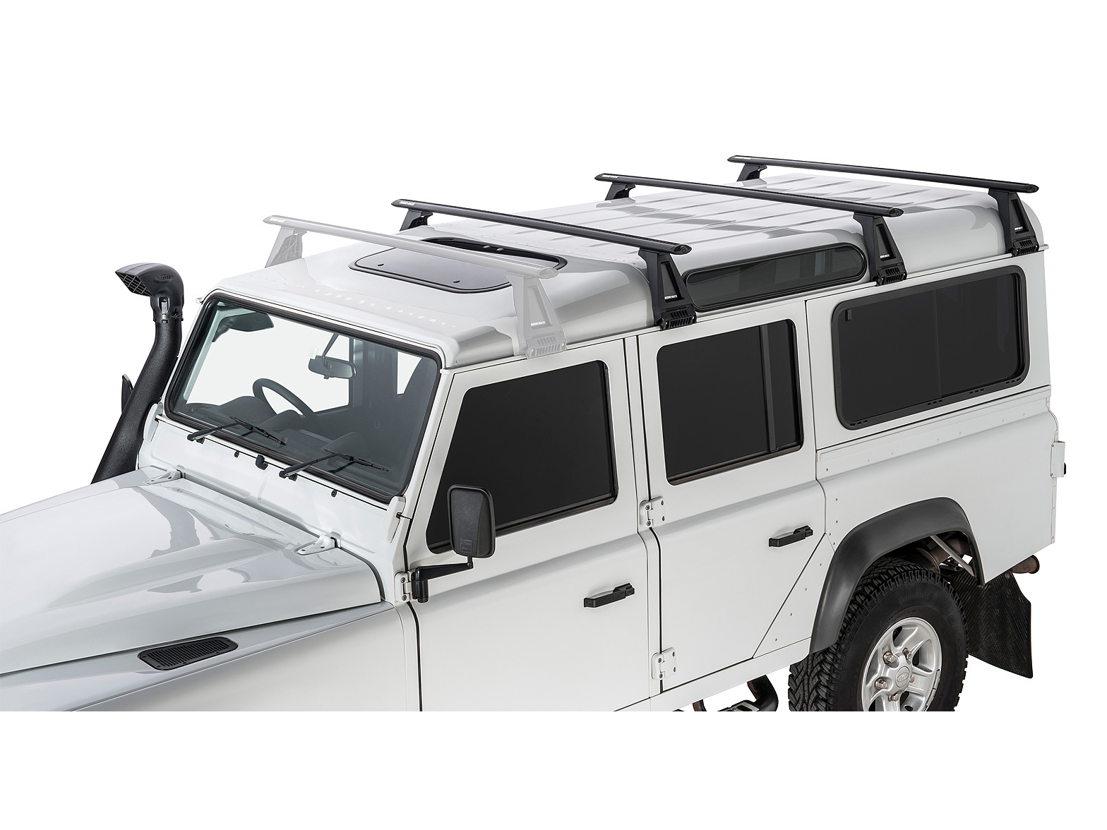 Kit 3 barres de toit Rhino Rack Sportz 1500mm Land Rover Defender 90 110 130 – Image 4