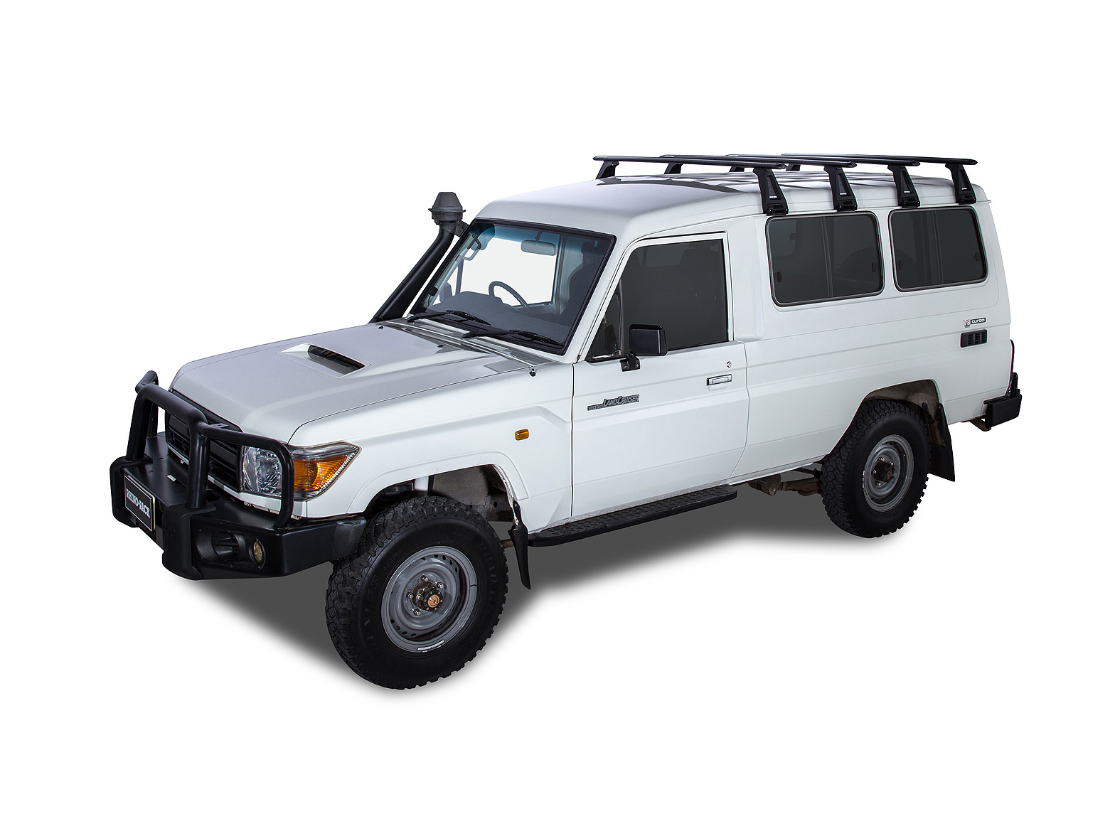 Kit 4 barres de toit Rhino Rack Sportz 1500mm Toyota Land Cruiser HZJ78 GRJ78 HZJ75 – Image 4